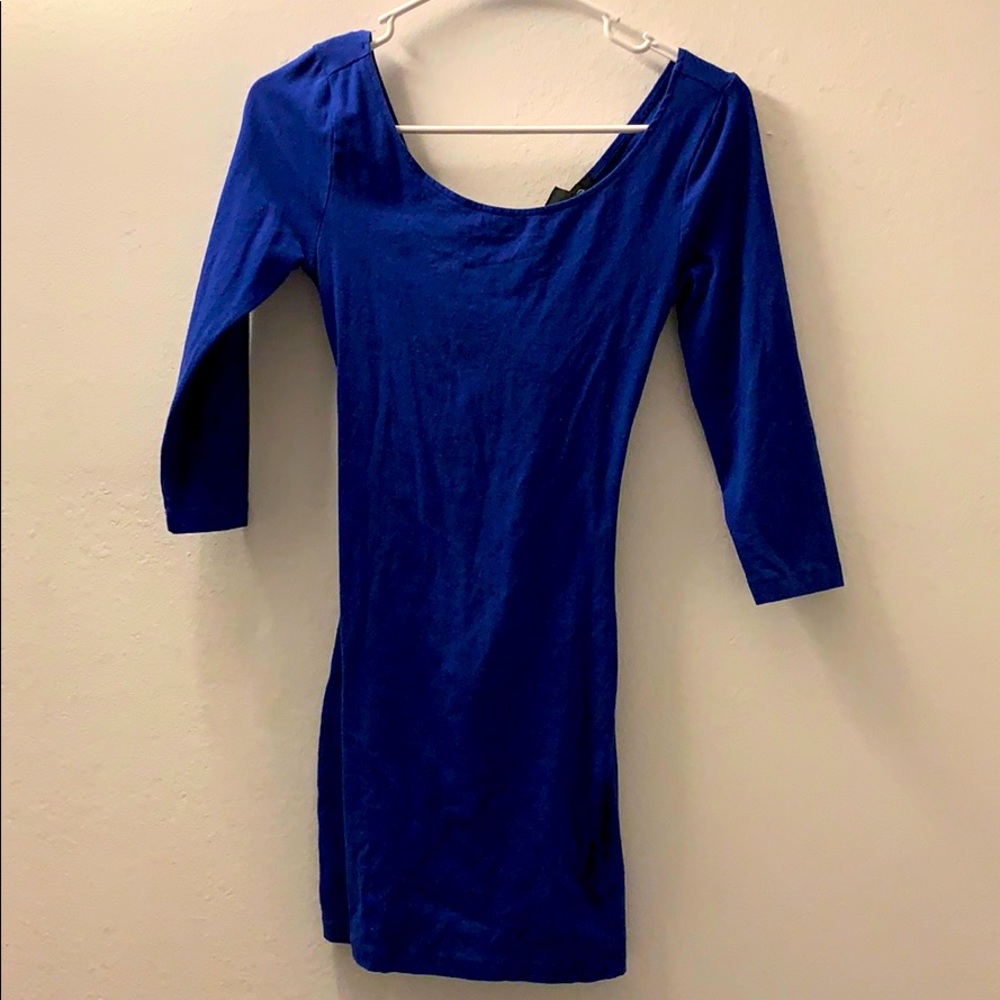 Royal Blue Mini Dress